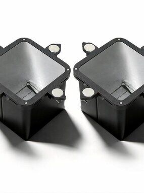 2 Small Magnetic Metal Shaving Catcher, Adjustable Electrical Dirt Bag 4 Movable